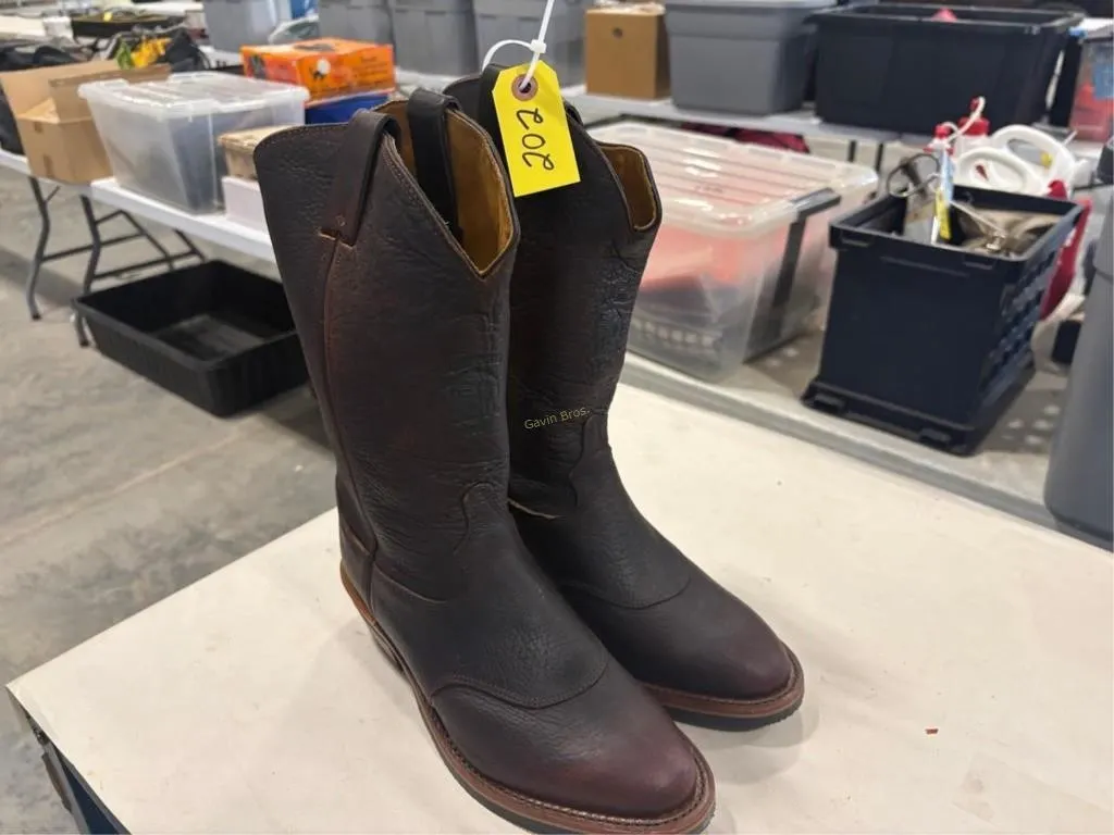 Chippewa Sz.9D Cowboy Boots