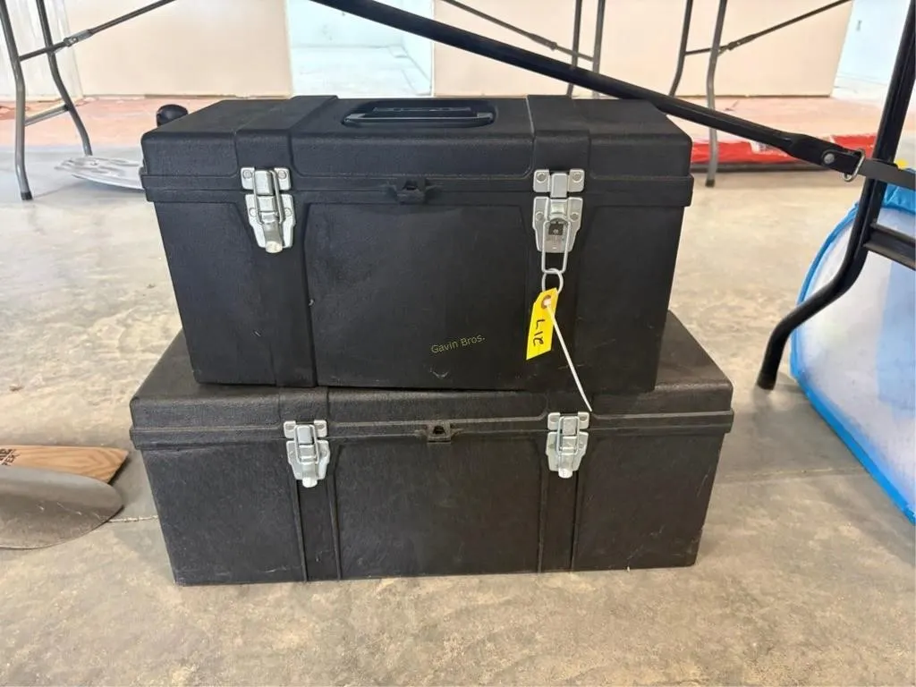 Empty Toolboxes