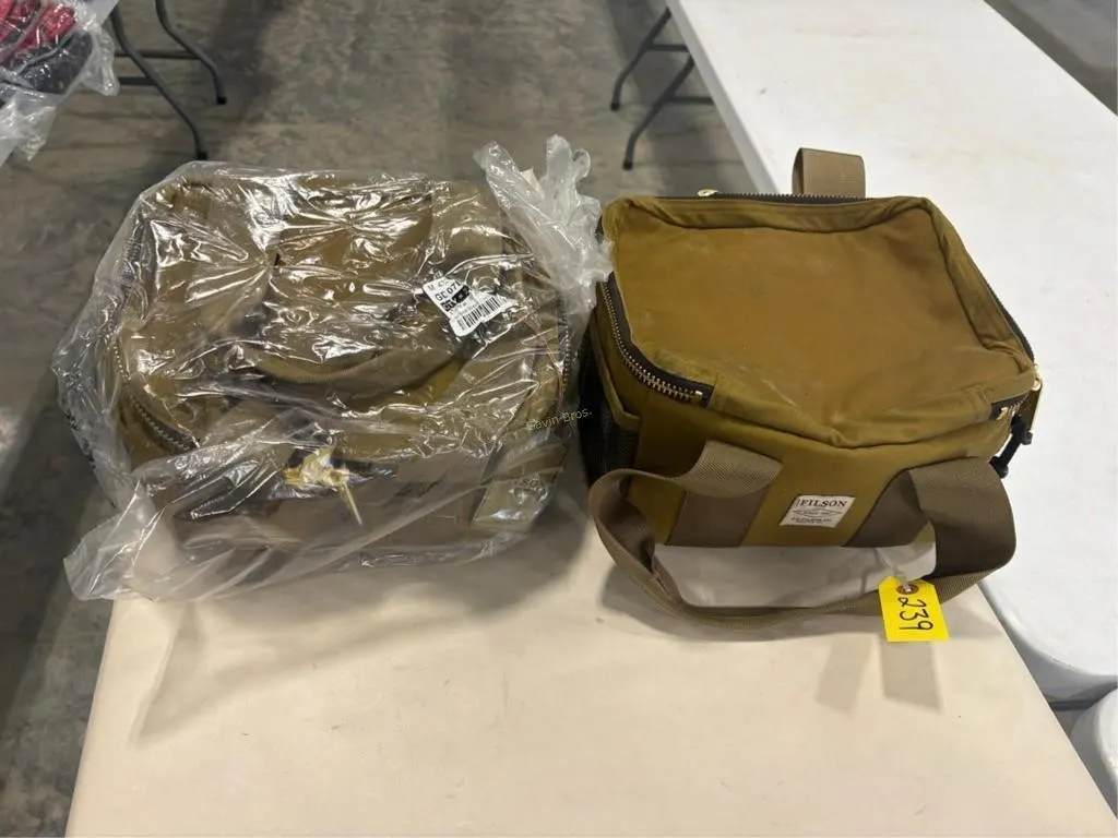 (2) Filson Soft Sided Coolers