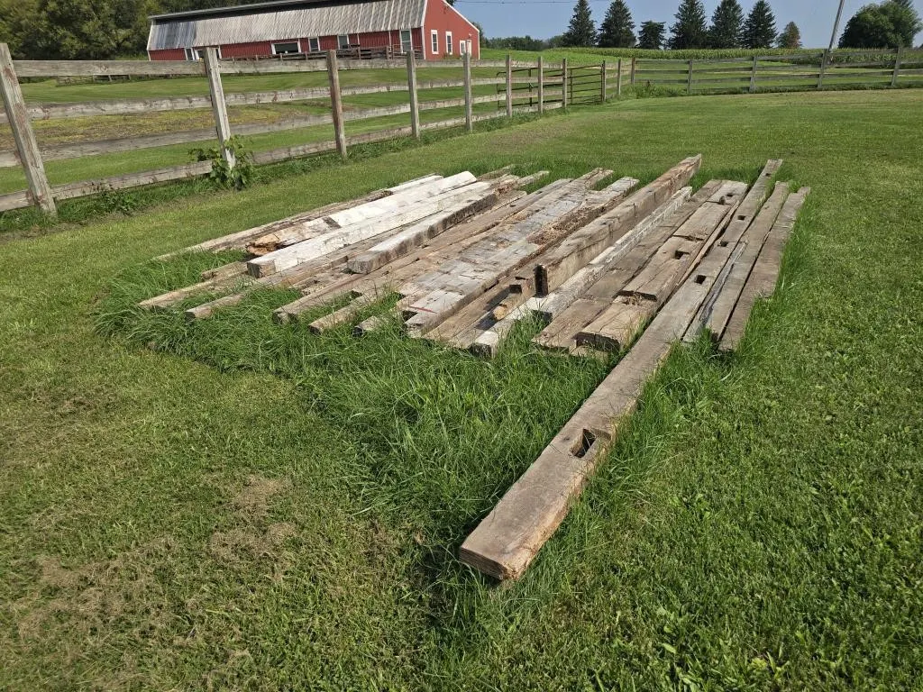 (24) Various Length & Width Barn Beams - OFFSITE
