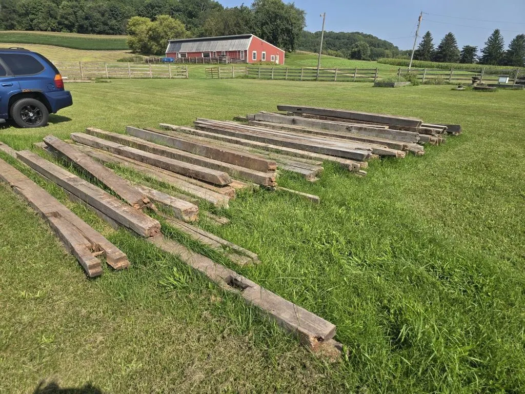 (62) 13' - 15' Barn Beams - OFFSITE