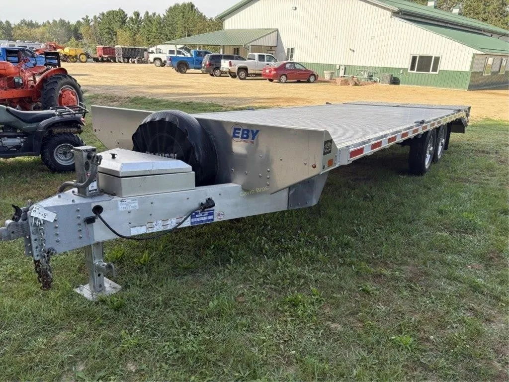 2022 EBY 8' x 24' Aluminum Trailer
