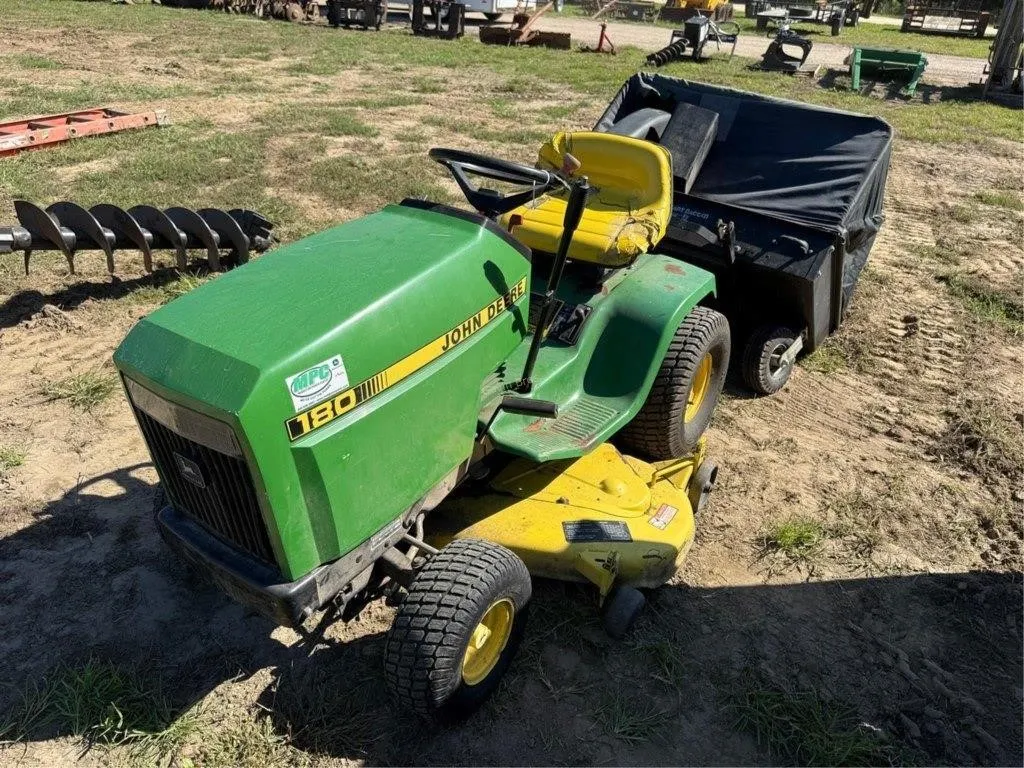 John Deere 180 Lawn Mower with Bagger