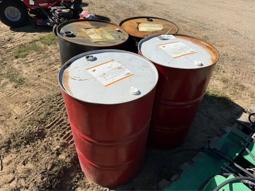 (4) 55gal Barrels