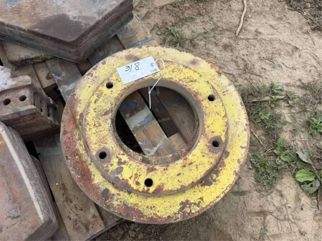 (2) John Deere Wheel Weights