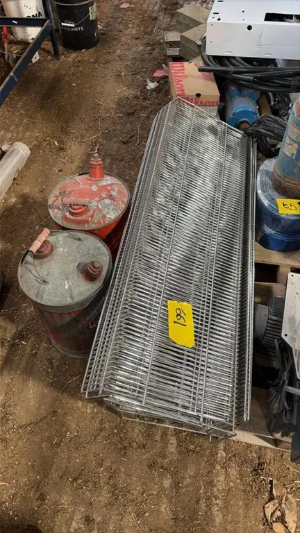 Shelving, Jerry cans