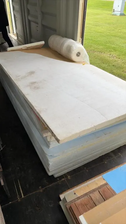 Large assortment of styrofoam