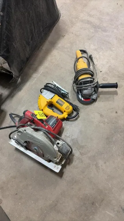 Saw, grinder, jigsaw