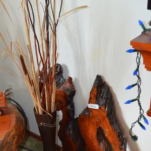 Vase and Decorative Wall Clock