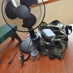 Small Fan, Duffle Bag, Step Stool, Candle Holder Spurs