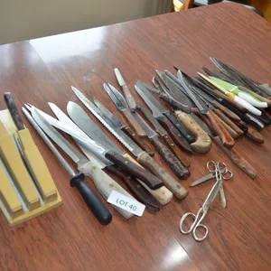 Large Assortment of Knives, Scissors