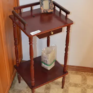 Small Telephone Table includes Candle, Small Frame