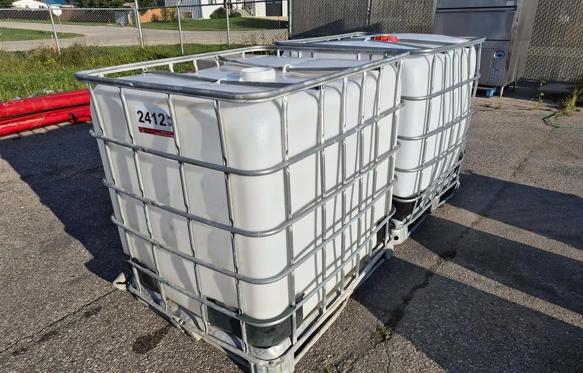 (2) IBC Tote Tanks (One Damaged)
UNRESERVED