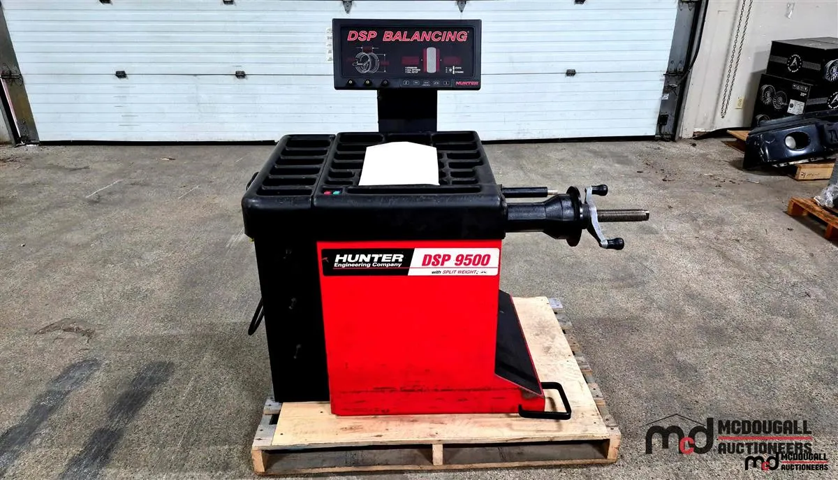 Hunter DSP 9500 Wheel Balancer
UNRESERVED