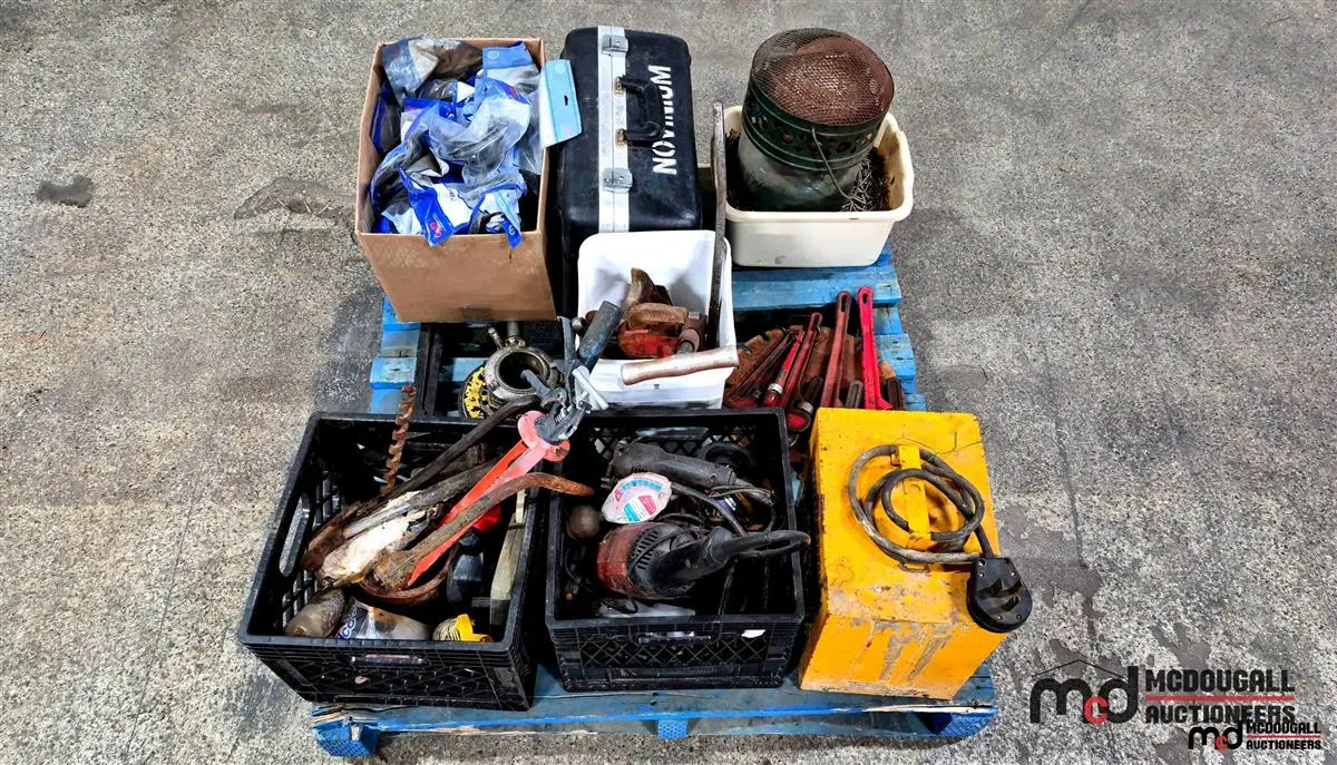 Pallet of Assorted Shop Tools & Power Tools
UNRESERVED