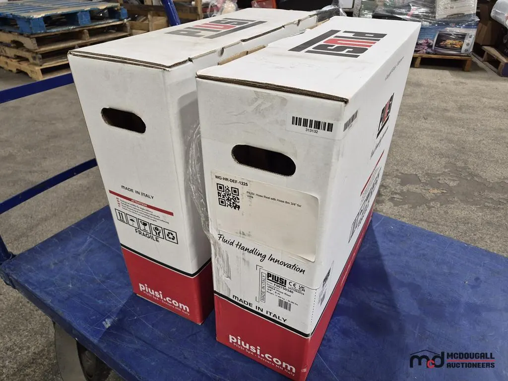 (2) Piusi Urea Hose Reels w/ 8 m Hoses
UNRESERVED