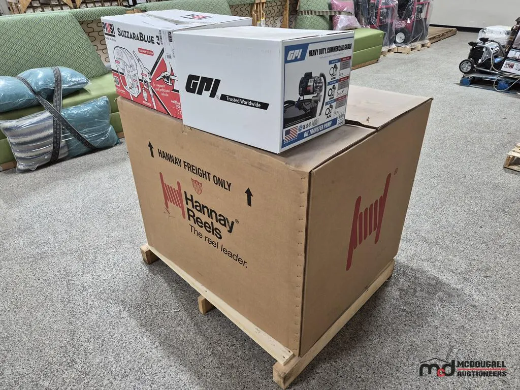 Hannay Reel, Piusi DEF Pump, GPI Transfer Pump & More
UNRESERVED