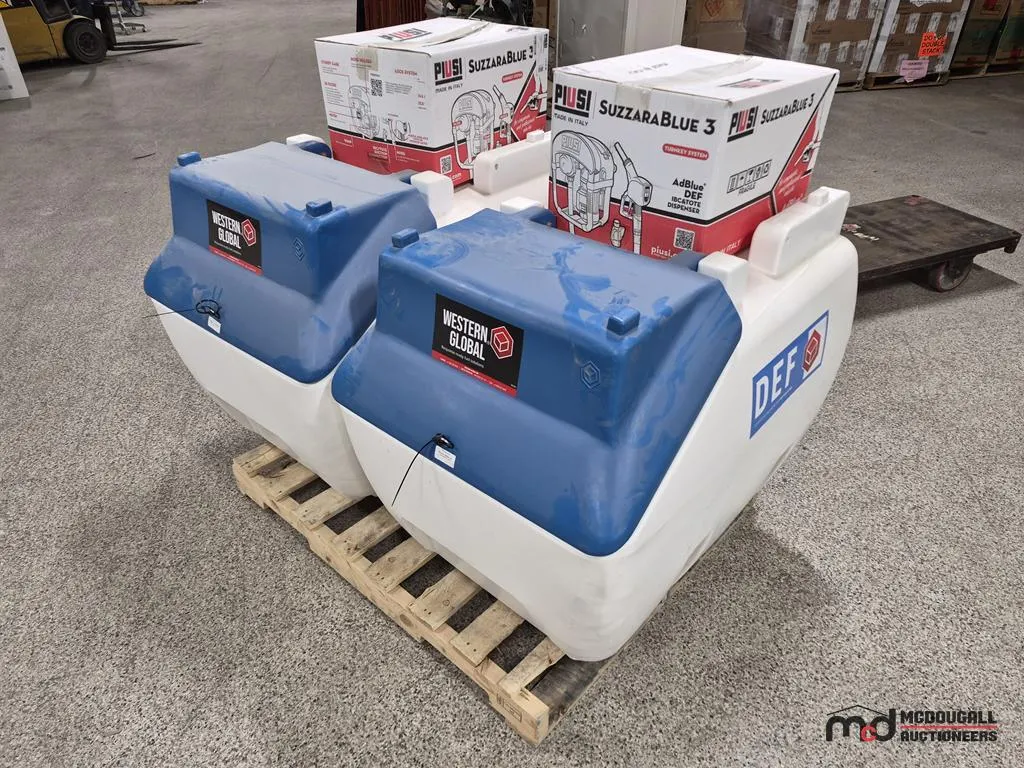 (2) Western Global Diesel Master 400 DEF Tanks w/ Piusi
UNRESERVED