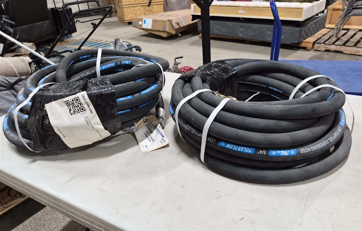 (2) Polar Flow 3/4 in x 50' Fuel Dispensing Hoses
UNRESERVED