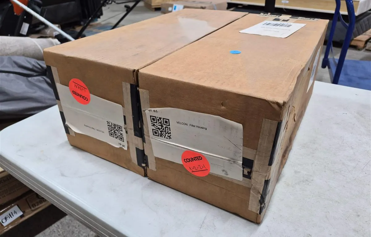 (2) Velcon VF-61 Filter Housings
UNRESERVED