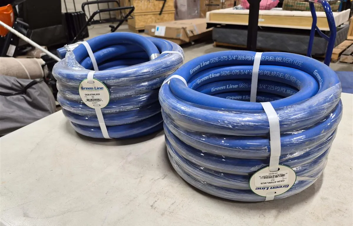 (2) Green Line 3/4'' Polar Fuel Delivery Hoses
UNRESERVED
