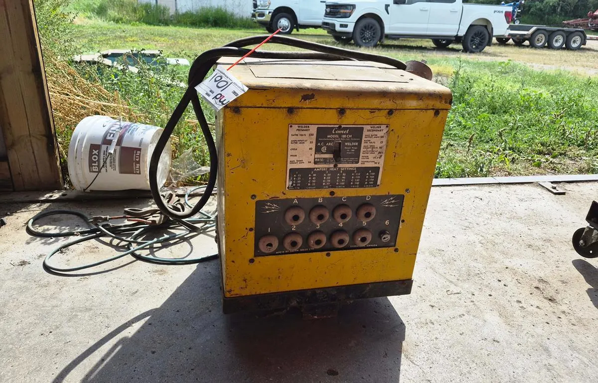 Comet Model 180 CH Arc Welder
UNRESERVED