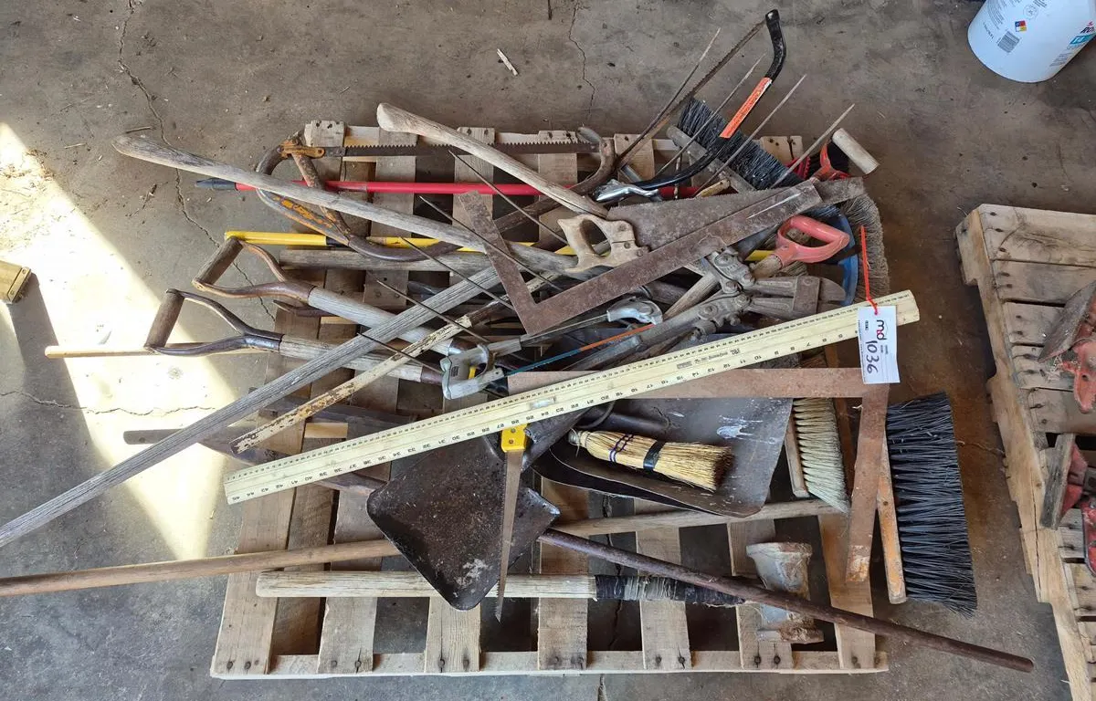 Assorted Hand Tools and Brooms
UNRESERVED