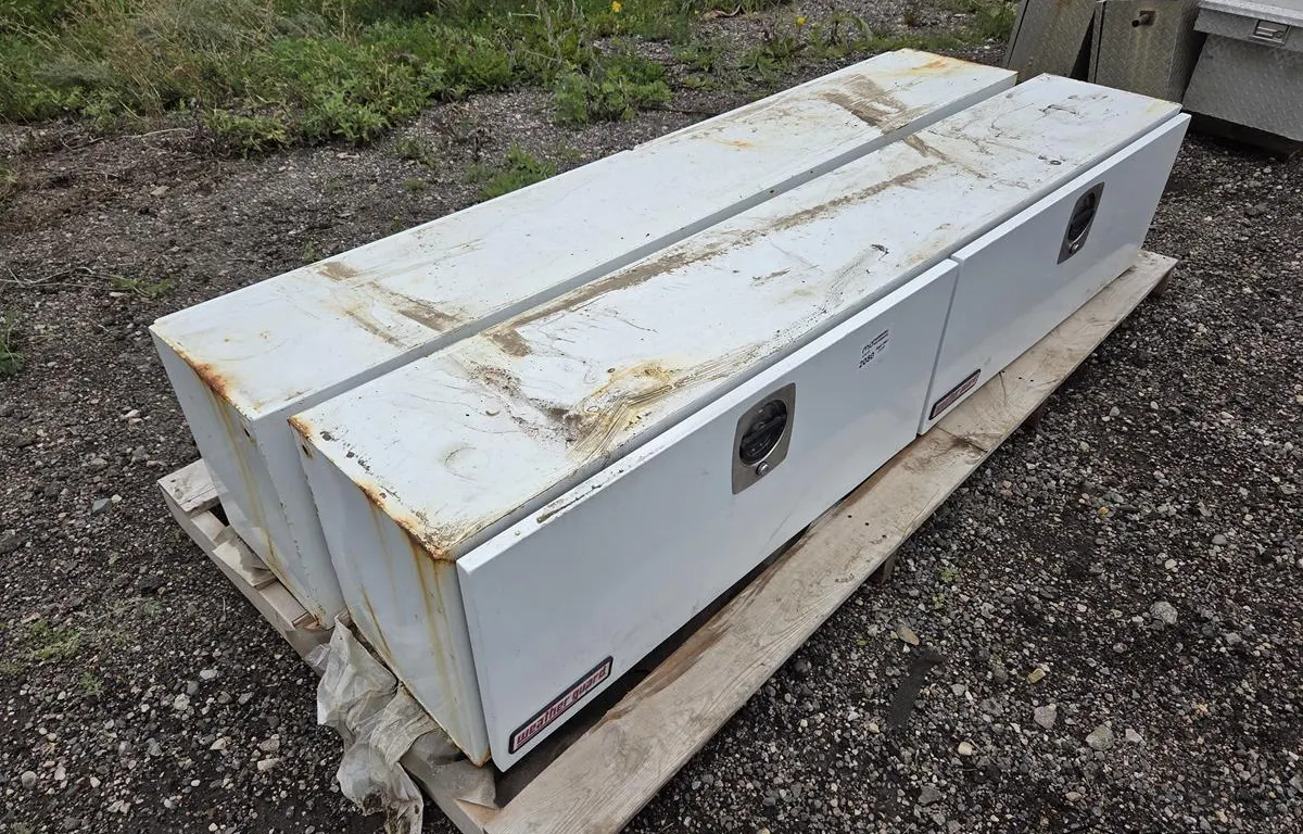 (2) Weather Guard Steel Truck Side Toolboxes
UNRESERVED