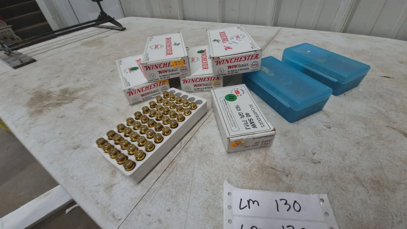 Winchester .40 S&W 180 Gr. FMJ Ammunition, 325 Rounds