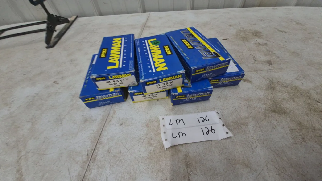 Speer Lawman .40 S&W 180 Gr. TMJ Ammunition, 350 Rounds