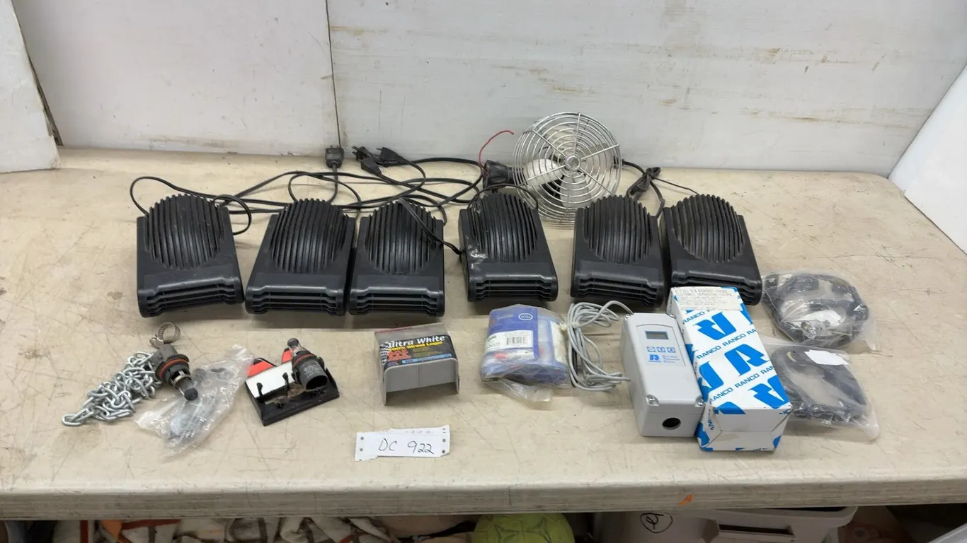 Interior Car Warmers, Ranco Electronic Temperature Control, Fan, Chain, Bulbs