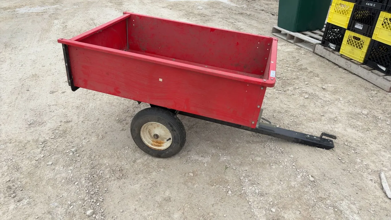 Agri-Fab 10 Cubic Foot Tow-Behind Lawn and Garden Utility Dump Cart