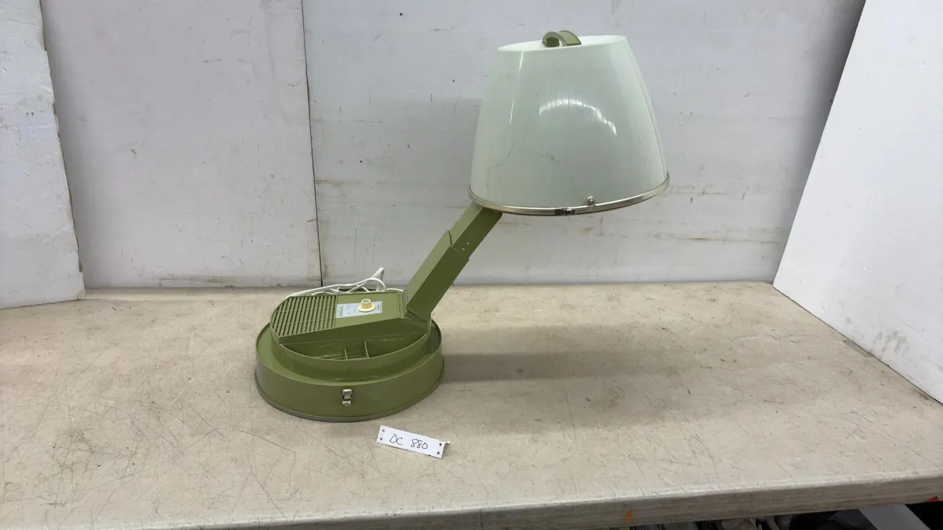 Vintage Lady Torcan Portable Folding Hooded Hair Dryer with Multiple Heat Settings