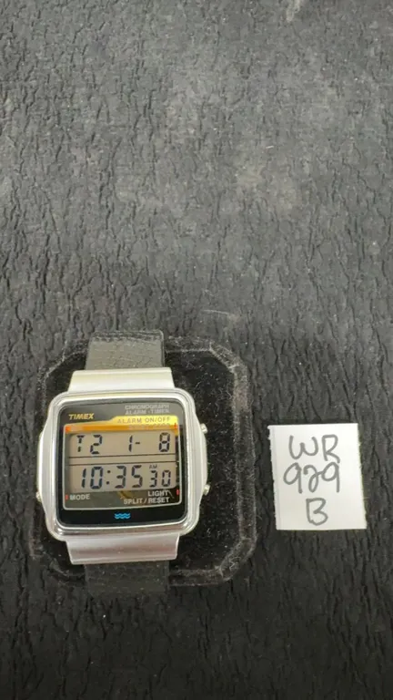 Vintage Timex T83 Chrono- Alarm- Timer- Digital Watch- Working, New Battery