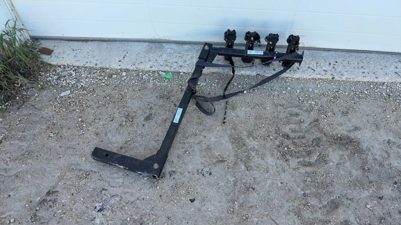 Apex Sports 4-Bike Hitch-Mount Bicycle Rack with Padded Cradles and Straps