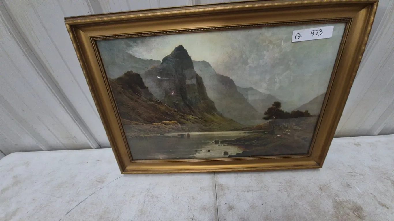 Framed Landscape Print, 19”×26”