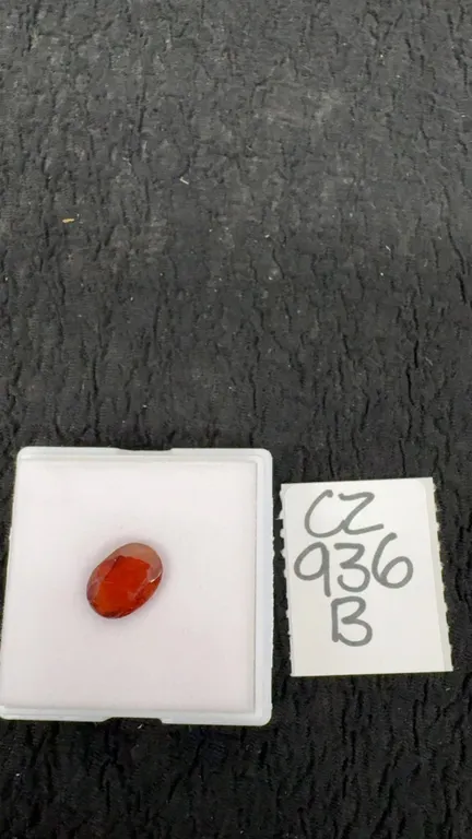 4.4 Carat Natural Untreated Garnet, Oval Cut, 8.3mm x 11.7mm, Retail $380
