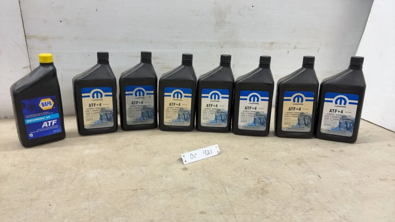 NAPA Dexron-VI ATF and Mopar ATF+4 MS-9602 Automatic Transmission Fluid, 946 mL, 9 Bottles
