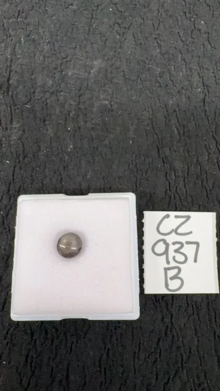3.8 Carat Natural Untreated Star Ruby Oval Cabochon, 7.6mm x 8.0mm, Retail $760