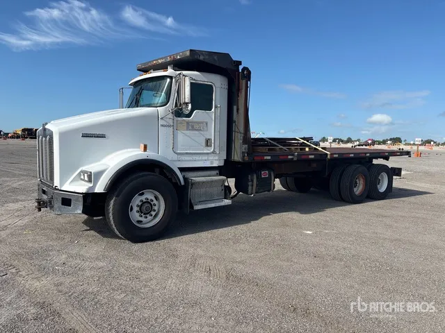 2002 Kenworth T800 6x4 Flatbed Dump Truck
