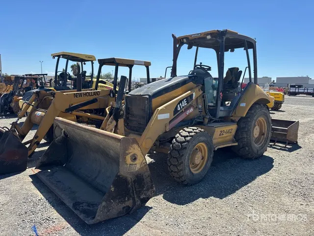 2008 Cat 414E 4x4 Landscape Loader