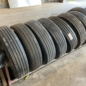 Quantity of (8) 11R24.5 Wheels and Tires