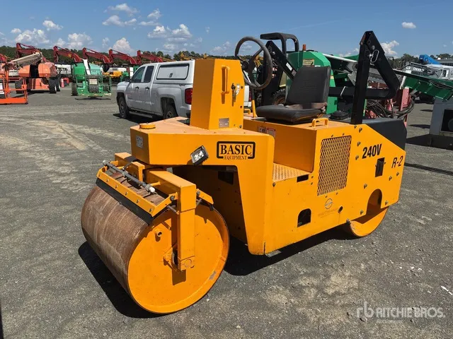 2021 Basic equipment 240V Double Drum Roller