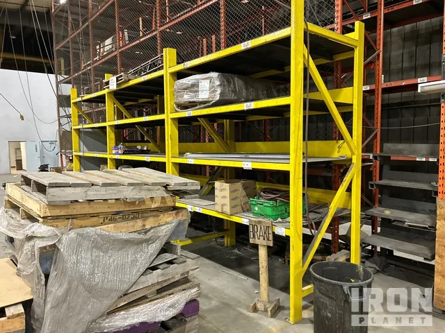 Quantity of (3) Steel Yellow Racking