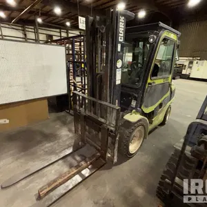 Clark C30D 6000 lb Pneumatic Tire Forklift