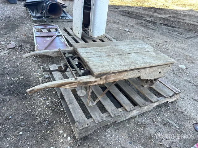 Antique Wooden Platform Scale