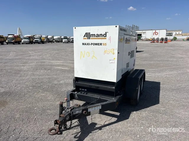 2017 Allmand MP65-8D1 63 kVA Mobile Generator Set