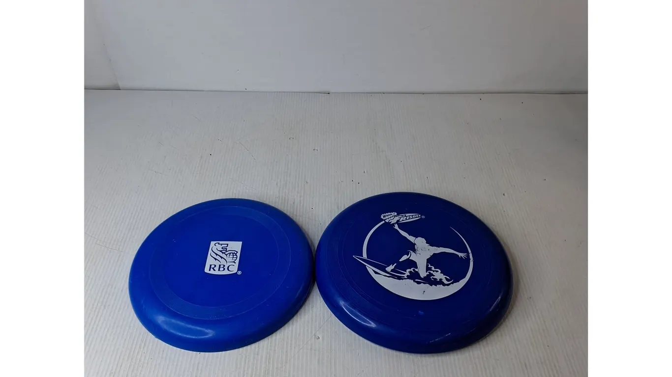 (2) Frisbees