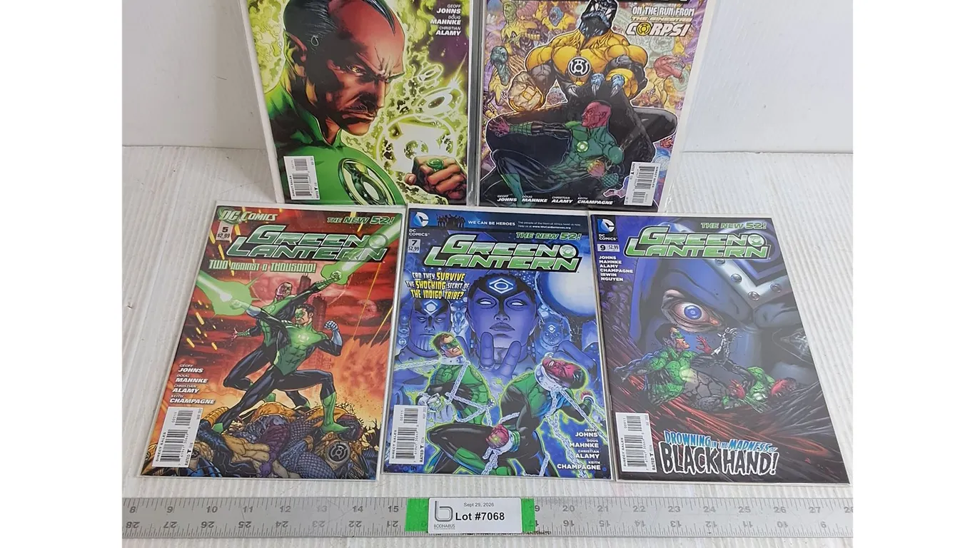 (10) Issues of Green Lantern Comic Book-#1-10