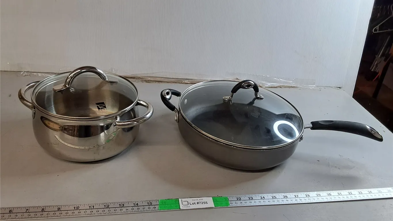 Bialetti Saute Pan & Rohe Stainless Steel Pot
